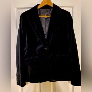 Velvet blazer